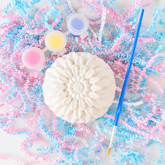 Blooming Dahlia Plaster Paint Kit